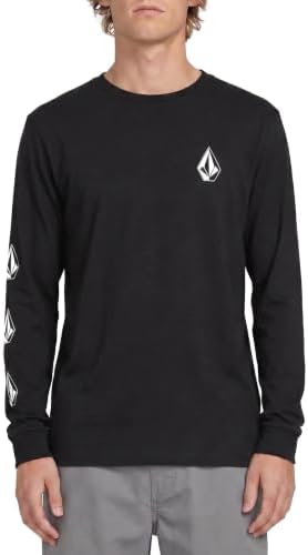 Champion mens Classic Long-sleeve Cotton Tee Assorted Logos